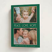 "Peaceful Pair" - Holiday Cards in Pine by Lindsay Megahed - Folded Card