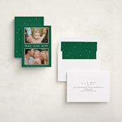 "Peaceful Pair" - Holiday Cards in Pine by Lindsay Megahed - Assembled