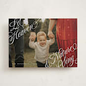 "Let Heaven & Nature Sing" - Holiday Cards in Snow by Stacy Maalouf - Front
