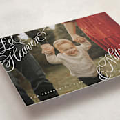 "Let Heaven & Nature Sing" - Holiday Cards in Snow by Stacy Maalouf - Detail