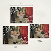 "Let Heaven & Nature Sing" - Holiday Cards in Snow by Stacy Maalouf - Formats Available