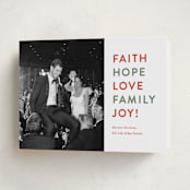 "Classic Fun" - Holiday Cards in Tomato Basil by Carolyn MacLaren - Folded Card