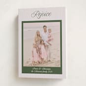"Blessed Peace" - Holiday Cards in Petal by Lottie Aldarwish - Folded Card