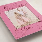 "Praline" - Holiday Cards in Gumdrop by Megan Davis - Detail