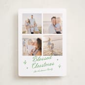"Bright handwriting" - Holiday Cards in Fern by Cass Loh - Front