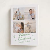 "Bright handwriting" - Holiday Cards in Fern by Cass Loh - Folded Card