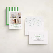 "Bright handwriting" - Holiday Cards in Fern by Cass Loh - Assembled