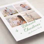 "Bright handwriting" - Holiday Cards in Fern by Cass Loh - Detail