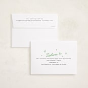"Bright handwriting" - Holiday Cards in Fern by Cass Loh - FREE Recipient Addressing