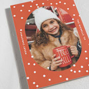 "snowy dots" - Holiday Cards in Santa by Sumak Studio - Detail