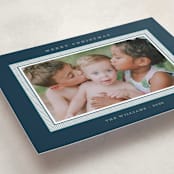 "Favorite Frame" - Holiday Cards in Blue Spruce by Alston Foster - Detail