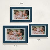 "Favorite Frame" - Holiday Cards in Blue Spruce by Alston Foster - Formats Available