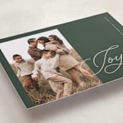 "Pure joy" - Holiday Cards in Pine by Michelle Taylor - Detail