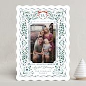 "Vintage Christmas" - Holiday Cards in Spruce by Paper Sun Studio - Front