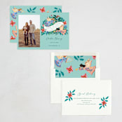 "Season Blessings" - Holiday Cards in Lake by Elly - Assembled