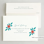 "Season Blessings" - Holiday Cards in Lake by Elly - FREE Recipient Addressing