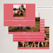 "come all ye faithful" - Holiday Cards in Froth by Liz Conley - Back of Card Options