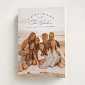"Arched Type" - Holiday Cards in Midnight by Erica Krystek - Folded Card