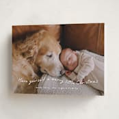 "very merry little Christmas" - Holiday Cards in Snowfall by Leah Ragain - Folded Card