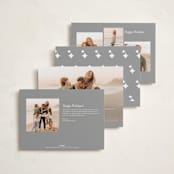 "Merry Magic Moments" - Holiday Cards in Mist by Juneau Designs - Back of Card Options