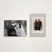 "Most Wonderful Time" - Holiday Cards in Snow by Leah Bisch - Photo Orientation Options