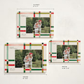 "Knitted Plaid" - Holiday Cards in Fruit Salad by Carrie ONeal - Formats Available