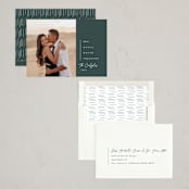 "The World Rejoices" - Holiday Cards in Pine by Lea Delaveris - Assembled