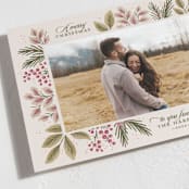 "Verdancy" - Holiday Cards in Plum by Kimberly Morgan - Detail