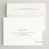 "Classic Script" - Holiday Cards in Cream by Nicole Walsh - FREE Recipient Addressing