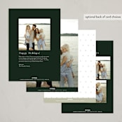 "Tillie" - Holiday Cards in Snow by Kate Ahn - Back of Card Options