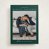 "Frame of Happiness" - Holiday Cards in Hunter by Chris Griffith - Front