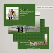 "Surrounding" - Holiday Cards in Evergreen by Jessica Williams - Back of Card
