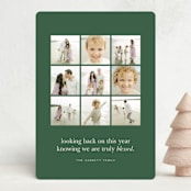 "truly blessed." - Holiday Cards in Forest by Ellen Schlegelmilch - Front