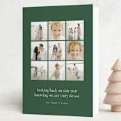 "truly blessed." - Holiday Cards in Forest by Ellen Schlegelmilch - Folded Card