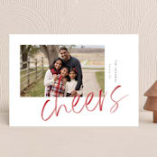 "Merry Overlay" - Holiday Cards in Holly Berry by Summer Winkelman - Front