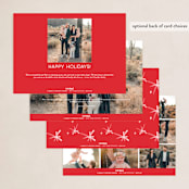 "Merry Overlay" - Holiday Cards in Holly Berry by Summer Winkelman - Back of Card Options