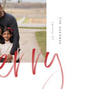 "Merry Overlay" - Holiday Cards in Holly Berry by Summer Winkelman - Detail