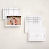 "Minimalist Frame" - Holiday Cards in Snow by Nicole Walsh - Assembled