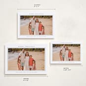 "Minimalist Frame" - Holiday Cards in Snow by Nicole Walsh - Formats Available