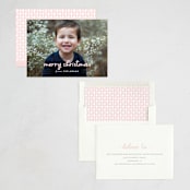 "cupcake" - Holiday Cards in Strawberry Glaze by Sara Hicks Malone - Assembled