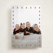 "Christmas Tree Frame" - Holiday Cards in Snow by Stacey Meacham - Front