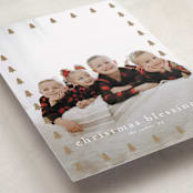 "Christmas Tree Frame" - Holiday Cards in Snow by Stacey Meacham - Detail