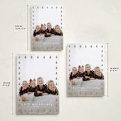 "Christmas Tree Frame" - Holiday Cards in Snow by Stacey Meacham - Formats Available