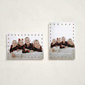 "Christmas Tree Frame" - Holiday Cards in Snow by Stacey Meacham - Photo Orientation Options
