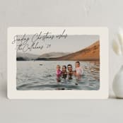 "Postcard Note" - Holiday Cards in Ink by Ekko Studio - Front