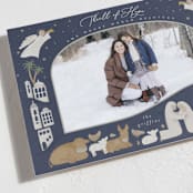 "Neutral Nativity" - Holiday Cards in Royal by Joanna Griffin - Detail