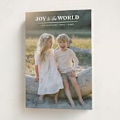 "Pure joy" - Holiday Cards in Starlight by Creo Study - Folded Card