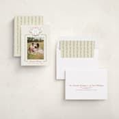 "Bethlehem Crest" - Holiday Cards in Candle Light by Bayberry Kate - Assembled