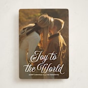"Vintage Joy" - Holiday Cards in Snow by Jackie Crawford - Front