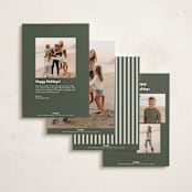 "Vintage Joy" - Holiday Cards in Snow by Jackie Crawford - Back of Card Options